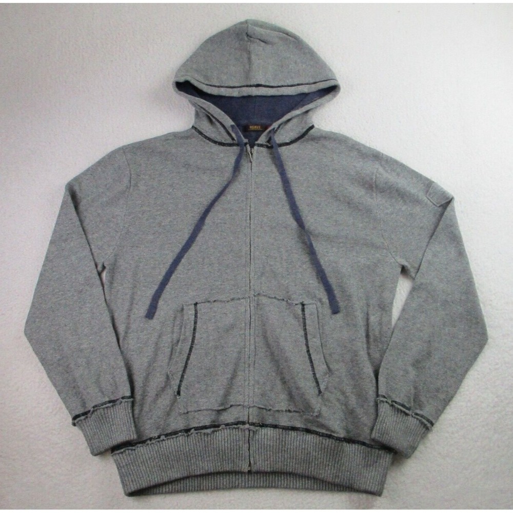 Agave Luxury Knitwear Hoodie Sweater Mens XL Gray Long‎ Sleeve Pullover Casual
